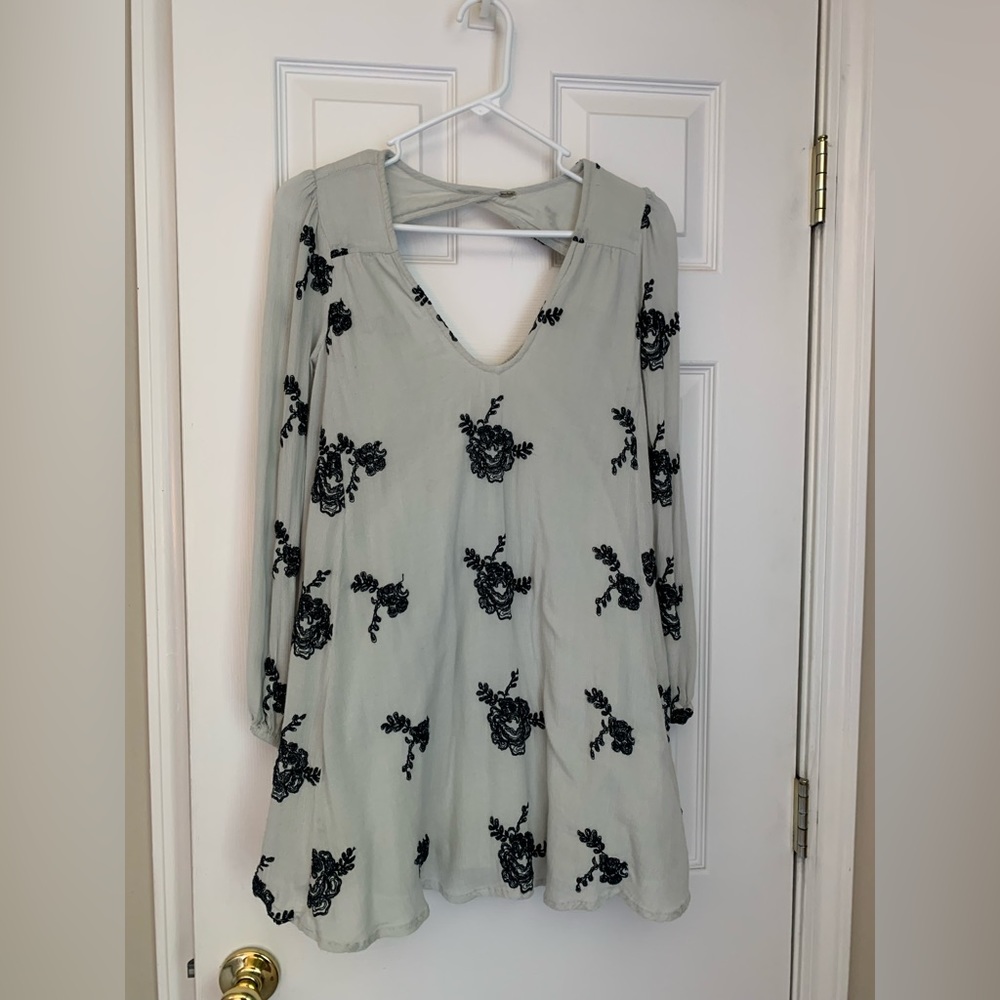 Free People grey tunic